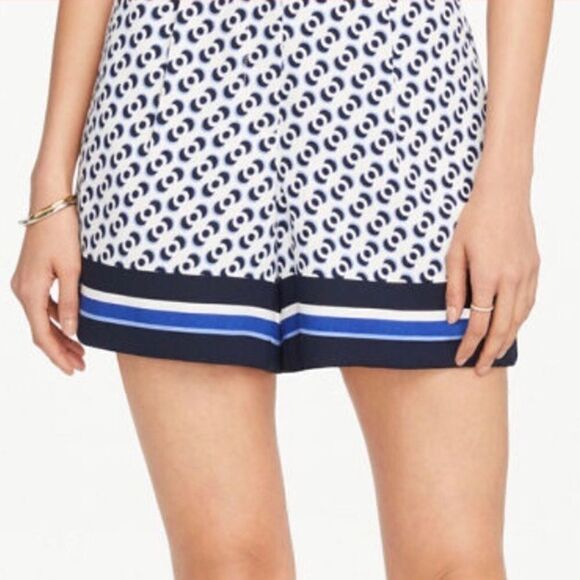 Ann Taylor Factory The Drapey Short sailor flat front high waist shorts - Picture 9 of 14